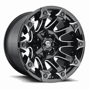 Fuel Off Road Wheels 44 BATTLE_AXE_20X12_GLOSS_BLK_AND_MILLED_A1_500