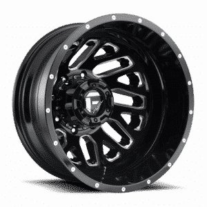 Fuel Off Road Wheels 49 TRITON-8LUG-20x8_2267.25-ET22-GLOSS-BLK-N-MILLED-REAR-A1_500