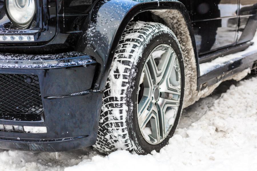 Car with snow