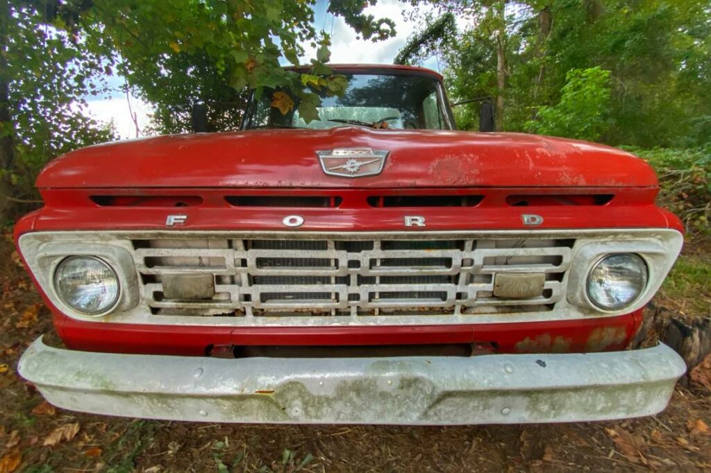 Ford Red Pickup Truck