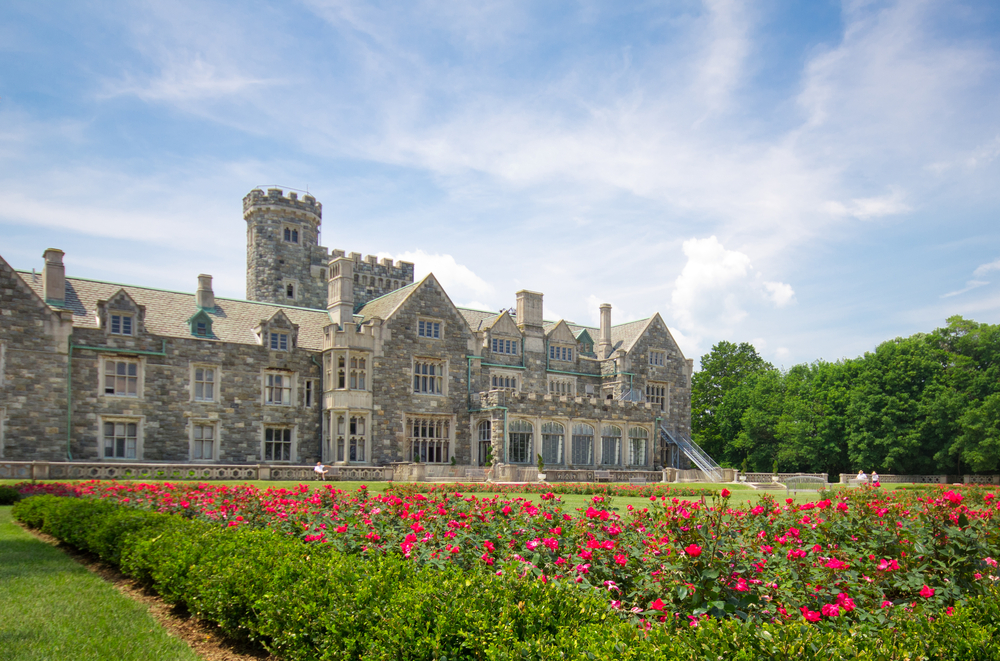 historic long island gold coast mansion, the hempstead house at sands point preserve, ny