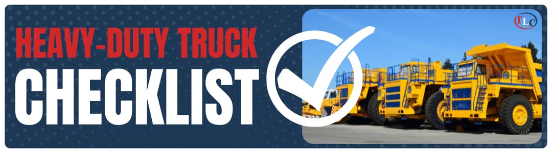 checklist heavy-duty truck