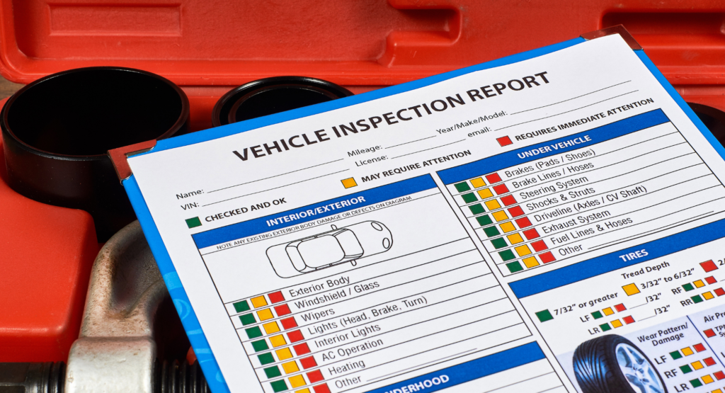 vehicle inspection report