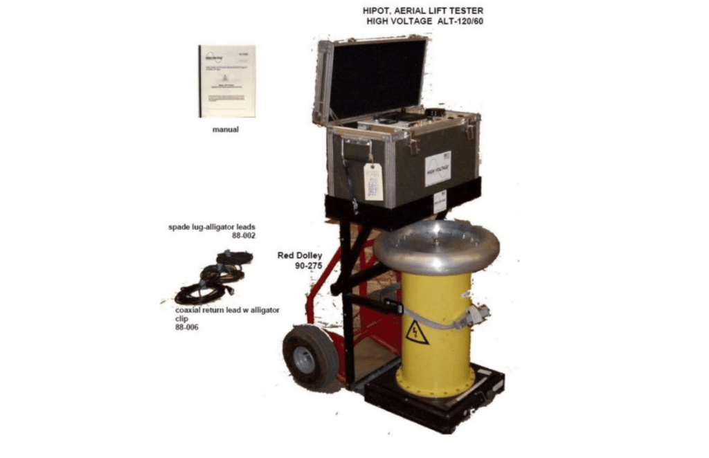 hipot aerial lift tester high voltage