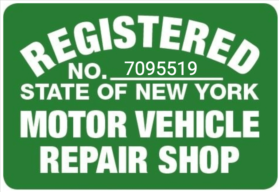 registered state of new york repair shop